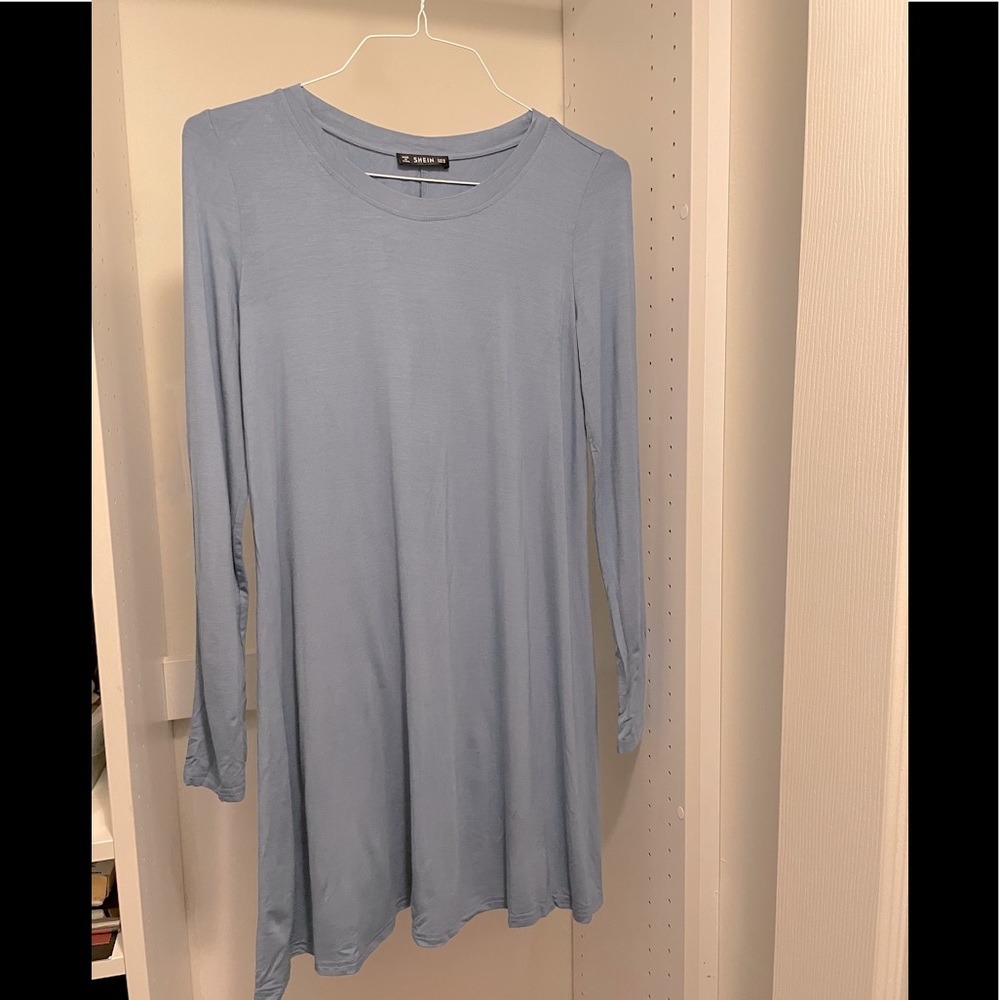 Flowy Crew Neck Dress